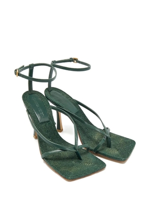 Bottega Veneta Pre-Owned ankle-strap sandals - Green