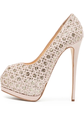 Giuseppe Zanotti Vintage pre-owned 170mm glitter-embellished pumps - Pink