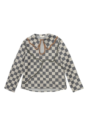 COMMUNS checked shirt - Black