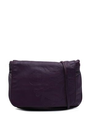 Loewe Pre-Owned 2000-2024 Anagram Nappa crossbody bag - Purple
