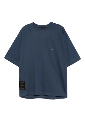 SONGZIO mirrored youth embroidered T-shirt - Blue