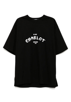 SONGZIO Charlot Paris painter T-shirt - Black