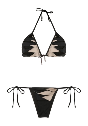 Amir Slama cut-out triangle bikini - Black