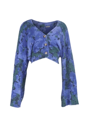 ROTATE BIRGER CHRISTENSEN abstract-pattern cardigan - Blue