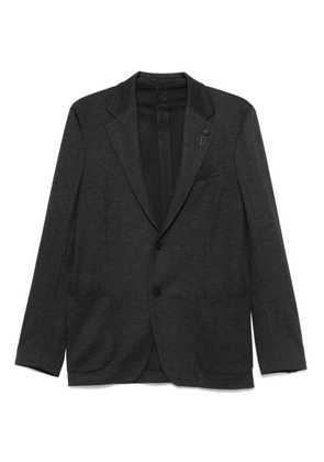 Lardini two-button patch-pocket jacket - Grey
