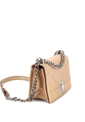 Christian Dior Pre-Owned Diorama Flap Bag Calfskin Medium shoulder bag - Metallic