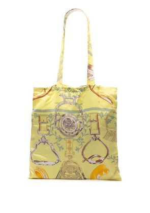 Hermès Pre-Owned 2010-2025 Etriers Silk So tote bag - Yellow