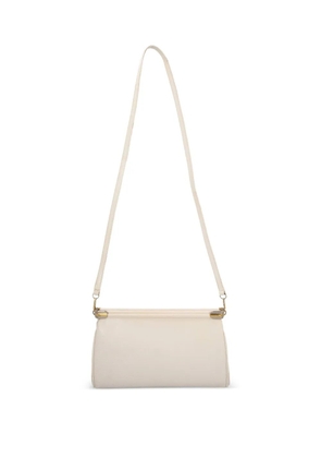 Vintage leather shoulder bag - White
