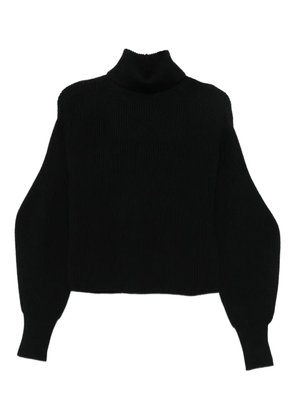 P.A.R.O.S.H. high-neck ribbed jumper - Black
