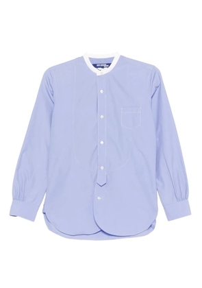 Junya Watanabe MAN 2015 collarless shirt - Blue