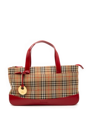 Burberry Pre-Owned 2000-2017 Haymarket Check Canvas handbag - Brown