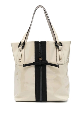 Ferragamo Pre-Owned 2010s bow-detailed tote bag - Neutrals