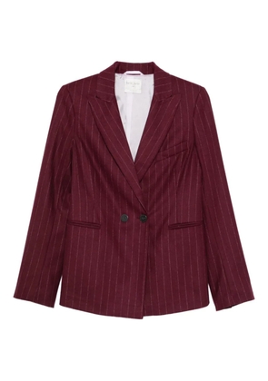 Forte Forte pinstripe-pattern double-breasted blazer - Red