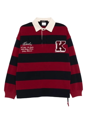 Ksubi Rugged Rugby Jersey Fire Fade sweatshirt - Red