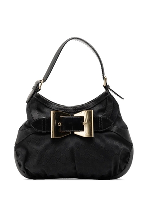Gucci Pre-Owned 2000-2015 GG Canvas Dialux Queen hobo bag - Black