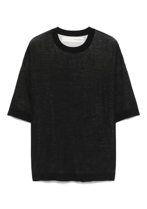 Isabel Benenato cotton T-shirt - Black