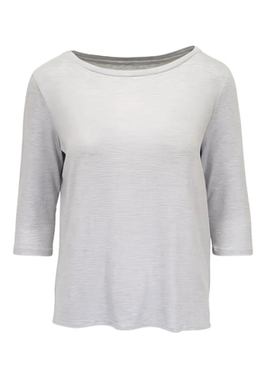 Majestic Filatures boat-neck T-shirt - Grey