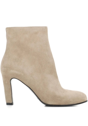 Del Carlo zip ankle boots - Neutrals