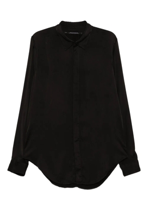 Julius curved-hem shirt - Black