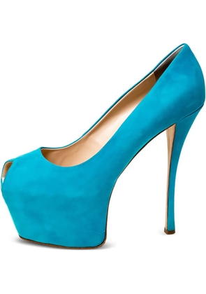 Giuseppe Zanotti Vintage 150mm Liza platform pumps - Blue