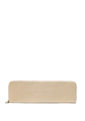 Maison Martin Margiela Pre-Owned 2005-2024 XL Leather Long Slim clutch bag - Brown