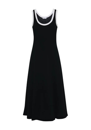 Rosetta Getty scoop-neck midi dress - Black