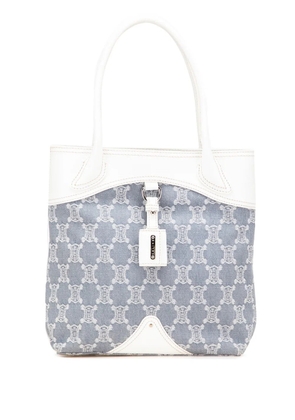 Celine Pre-Owned 2006 Macadam Denim tote bag - Blue