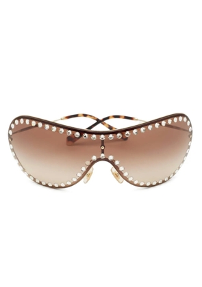 Miu Miu Pre-Owned brown sunglasses