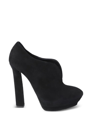 Bottega Veneta Pre-Owned suede platform pumps - Black