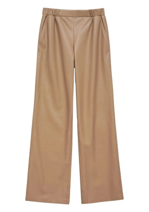 ANINE BING Koa faux-leather pants - Neutrals