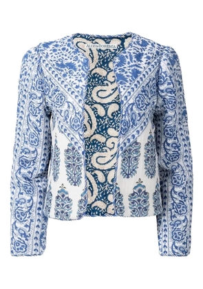 Alix of Bohemia paisley-print jacket - Blue