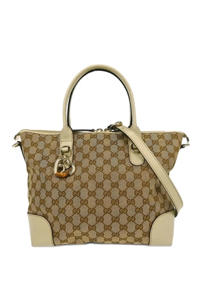 Gucci Pre-Owned 2010s Heart Bit GG tote bag - Neutrals