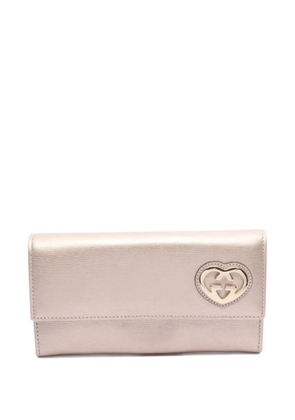 Gucci Pre-Owned 2010s Lovely bifold leather wallet - Neutrals