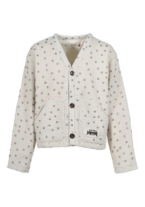 Honor The Gift floral-embellished cardigan - White