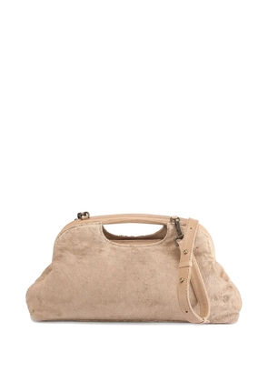 Officine Creative Helen/02 microcut tote bag - Neutrals