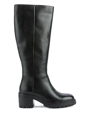 Geox block-heel knee-high boots - Black