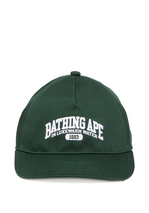 A BATHING APE® logo-embroidered baseball cap - Green
