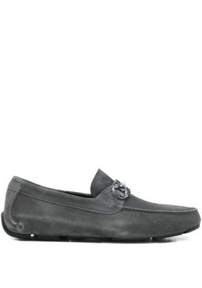 Ferragamo gancini loafers - Grey