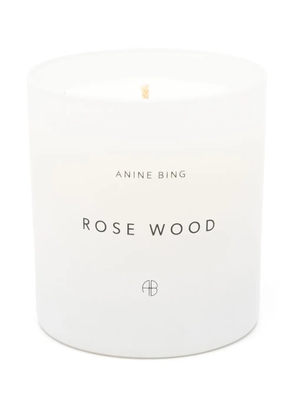 ANINE BING Rose Wood candle (226.7g) - White
