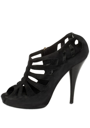 Fendi Pre-Owned 115mm suede pumps - Black