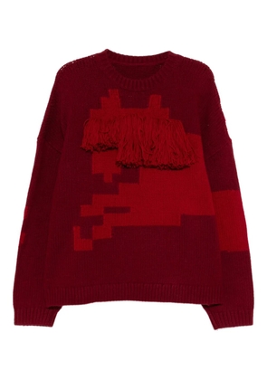 CROQUIS long-sleeve sweater - Red