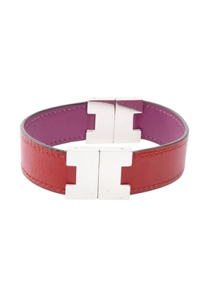 Hermès Pre-Owned 2000s Lurie H-detail bracelet - Red