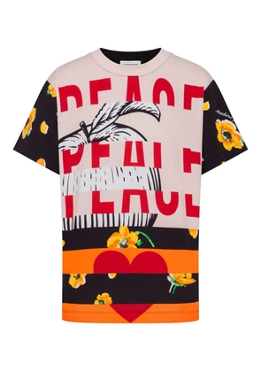 MOSCHINO JEANS graphic-print T-shirt - Black