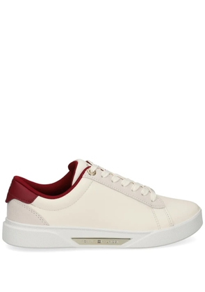 Tommy Hilfiger leather sneakers - White