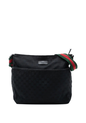 Gucci Pre-Owned 2000-2015 GG Canvas Web crossbody bag - Black