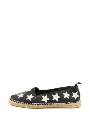 Saint Laurent Pre-Owned star-motif espadrilles - Black