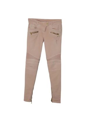 Balmain Pre-Owned pink skinny jeans