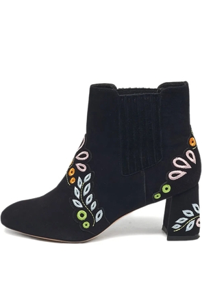 Sophia Webster Liliana embroidered ankle boots - Black