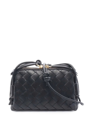 Bottega Veneta Pre-Owned 2012-2025 Mini Intrecciato Concert crossbody bag - Black