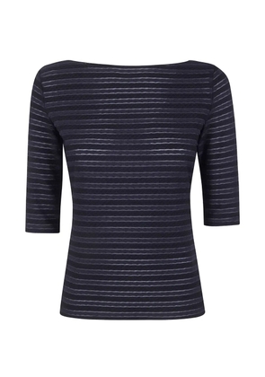 Emporio Armani striped sweater - Black